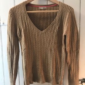 Old Navy Brown Cableknit Sweater